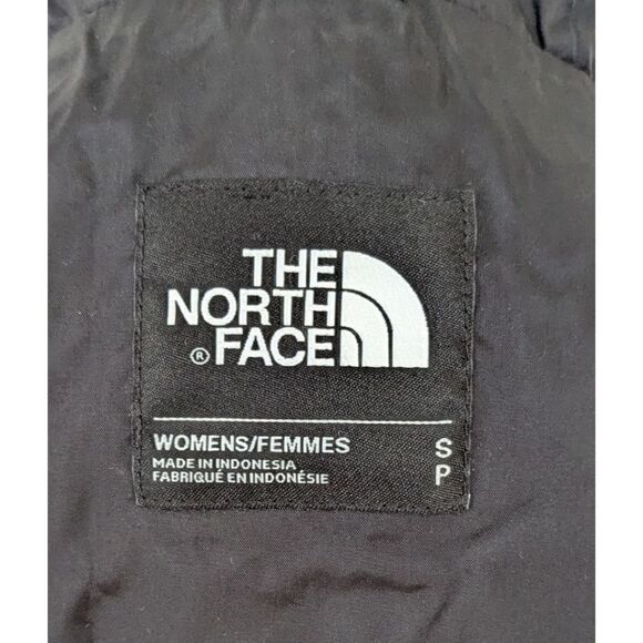 The North Face Women's S Black Windbreaker Mid Length Jacket Hooded Dual Zippers - Picture 9 of 10